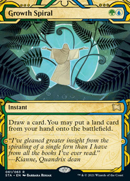 Growth Spiral (Etched Foil) [Strixhaven Mystical Archive] | Card Citadel