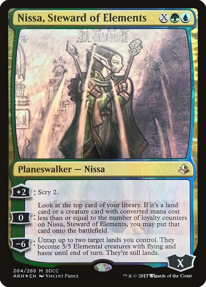 Nissa, Steward of Elements [San Diego Comic-Con 2017] | Card Citadel