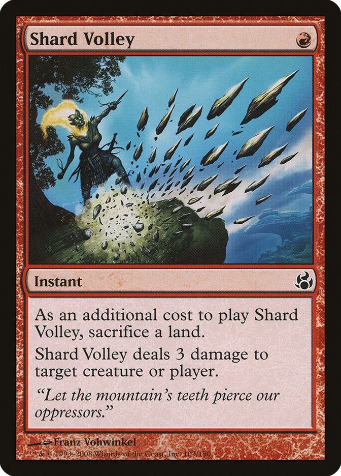 Shard Volley [Morningtide] | Card Citadel