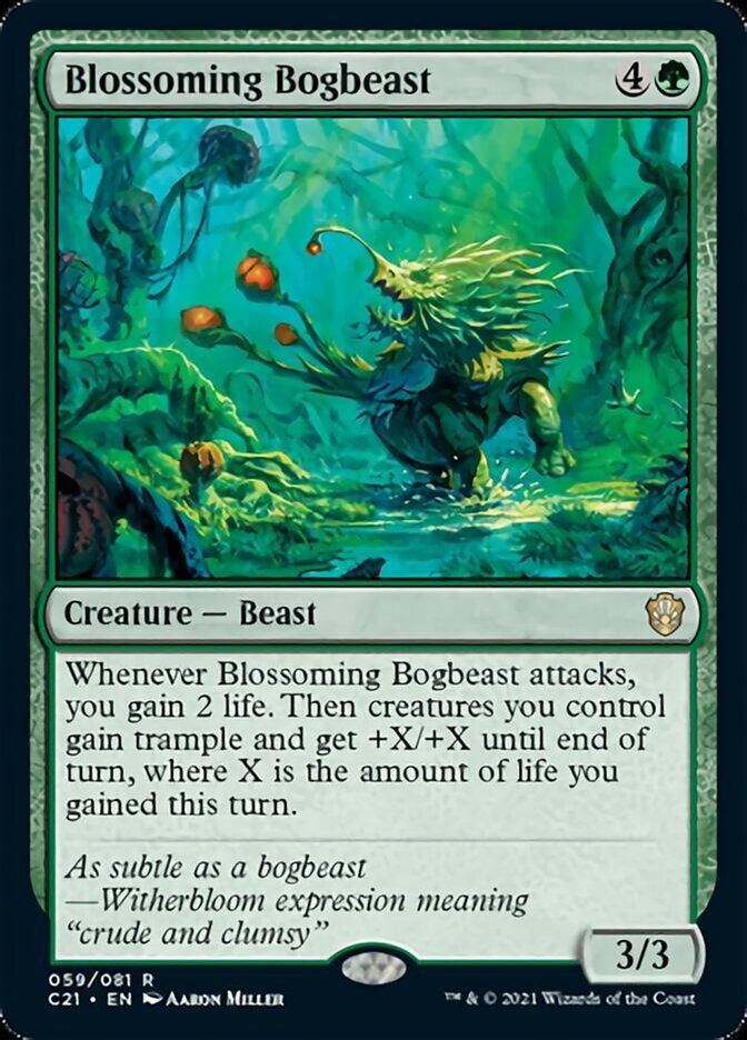 Blossoming Bogbeast [Commander 2021] | Card Citadel