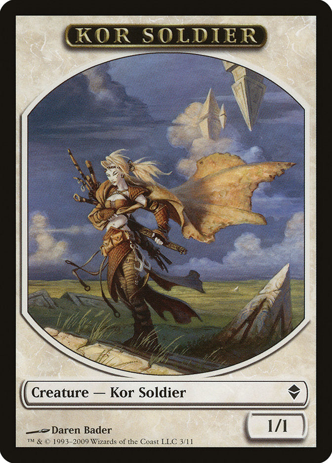 Kor Soldier [Zendikar Tokens] | Card Citadel
