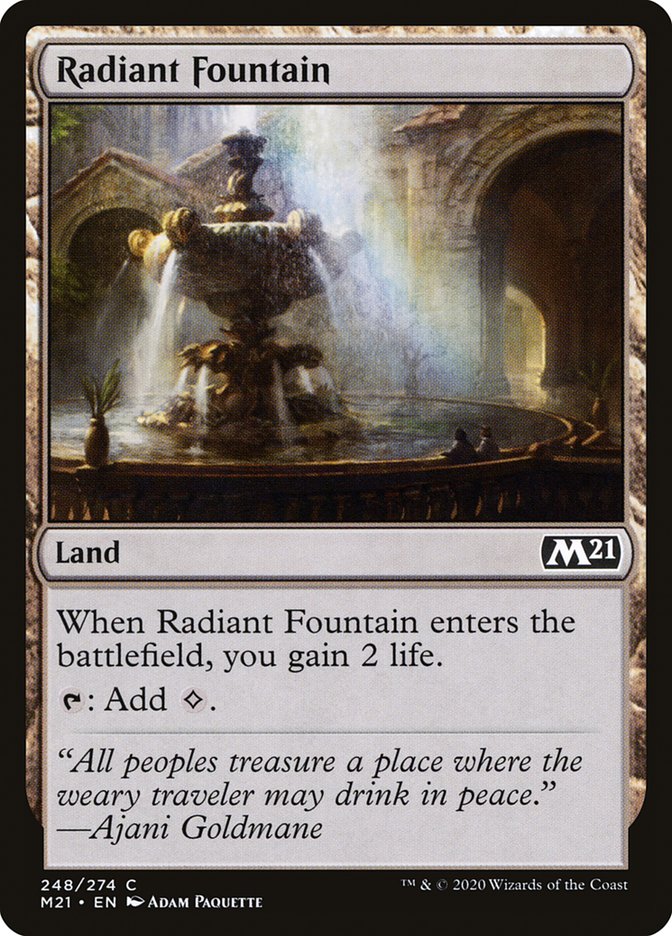 Radiant Fountain [Core Set 2021] | Card Citadel