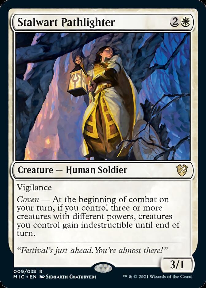 Stalwart Pathlighter [Innistrad: Midnight Hunt Commander] | Card Citadel