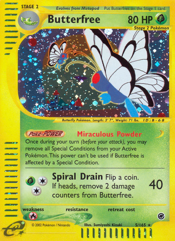 Butterfree (5/165) [Expedition: Base Set] | Card Citadel