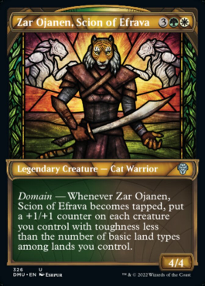 Zar Ojanen, Scion of Efrava (Showcase) [Dominaria United] | Card Citadel