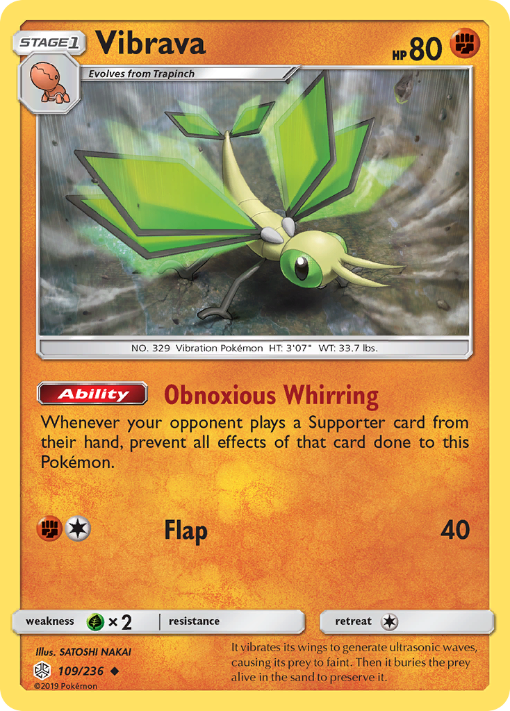 Vibrava (109/236) [Sun & Moon: Cosmic Eclipse] | Card Citadel