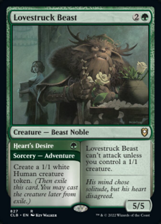 Lovestruck Beast // Heart's Desire [Commander Legends: Battle for Baldur's Gate] | Card Citadel