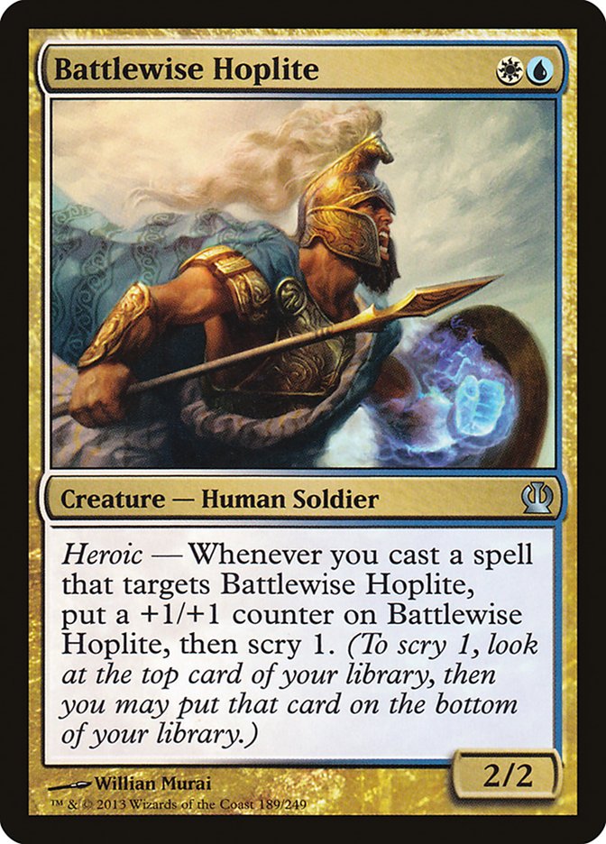 Battlewise Hoplite [Theros] | Card Citadel