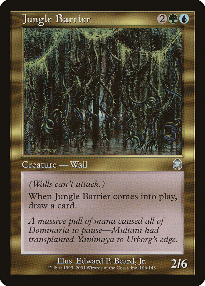 Jungle Barrier [Apocalypse] | Card Citadel