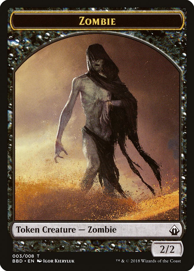Zombie Token [Battlebond Tokens] | Card Citadel