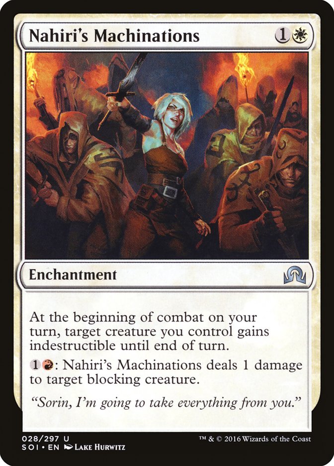 Nahiri's Machinations [Shadows over Innistrad] | Card Citadel