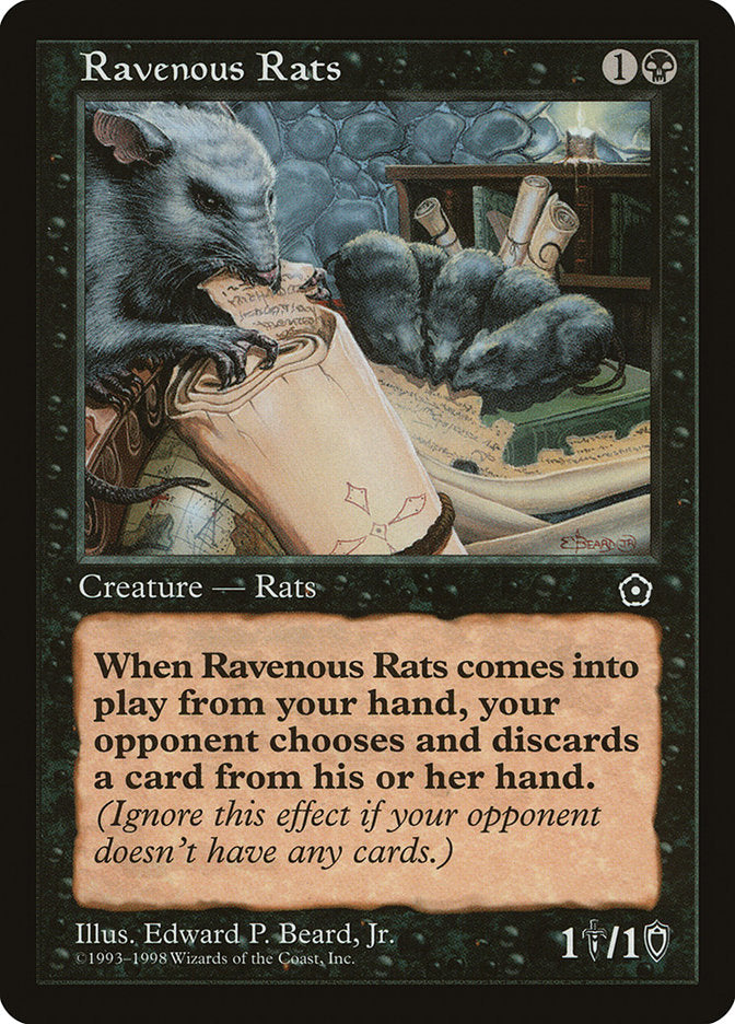 Ravenous Rats [Portal Second Age] | Card Citadel