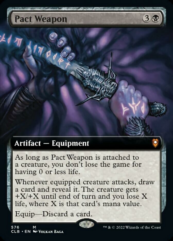 Pact Weapon (Extended Art) [Commander Legends: Battle for Baldur's Gate] | Card Citadel