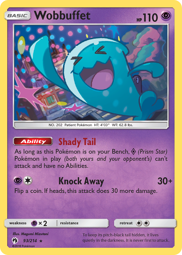 Wobbuffet (93/214) [Sun & Moon: Lost Thunder] | Card Citadel