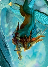 Toski, Bearer of Secrets Art Card (Gold-Stamped Signature) [Kaldheim: Art Series] | Card Citadel