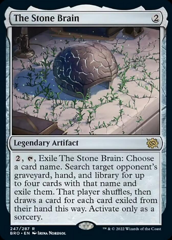 The Stone Brain [The Brothers' War] | Card Citadel