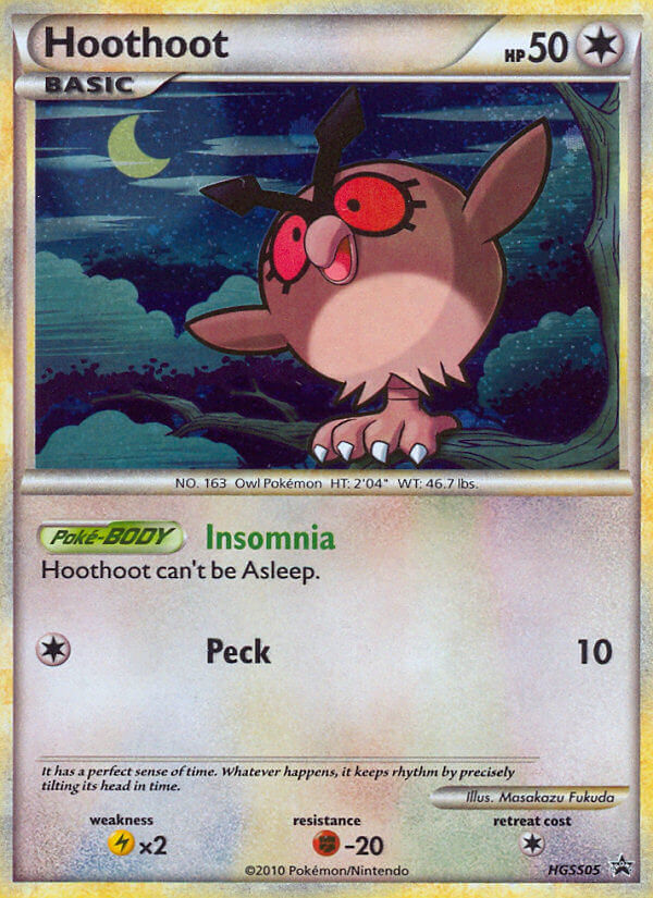 Hoothoot (HGSS05) [HeartGold & SoulSilver: Black Star Promos] | Card Citadel