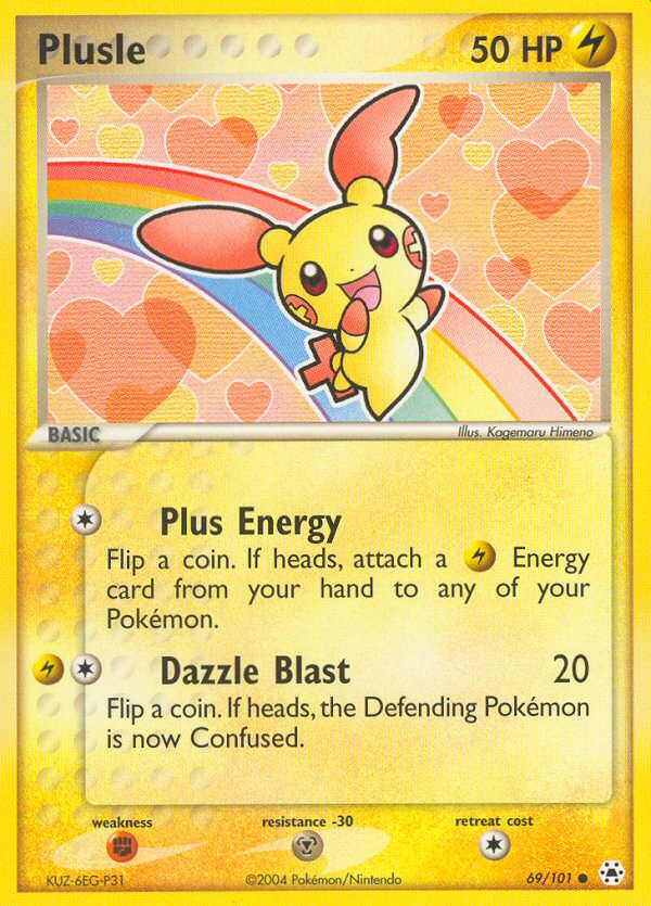 Plusle (69/101) [EX: Hidden Legends] | Card Citadel