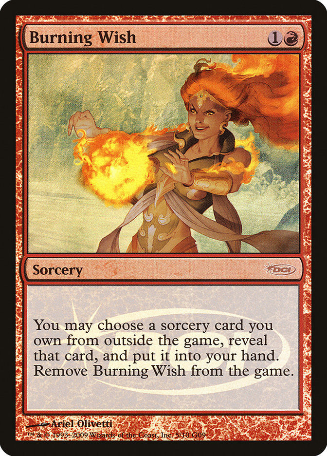 Burning Wish [Judge Gift Cards 2009] | Card Citadel