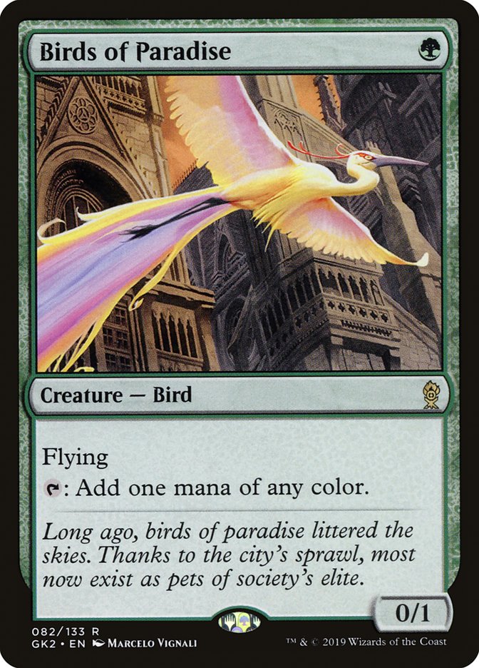 Birds of Paradise [Ravnica Allegiance Guild Kit] | Card Citadel