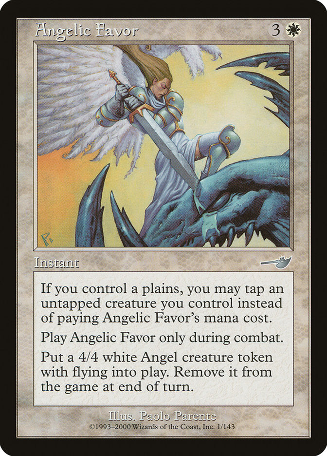 Angelic Favor [Nemesis] | Card Citadel