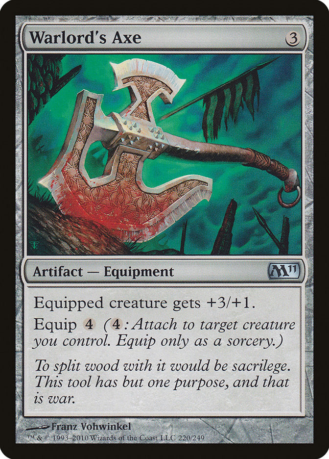 Warlord's Axe [Magic 2011] | Card Citadel