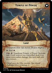 Ojer Axonil, Deepest Might // Temple of Power [The Lost Caverns of Ixalan] | Card Citadel