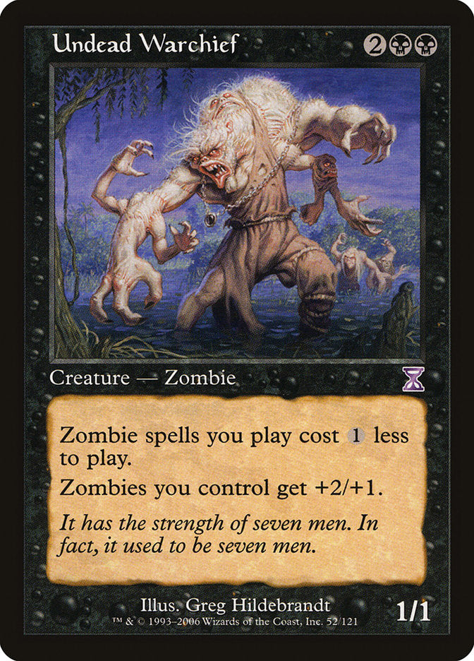 Undead Warchief [Time Spiral Timeshifted] | Card Citadel