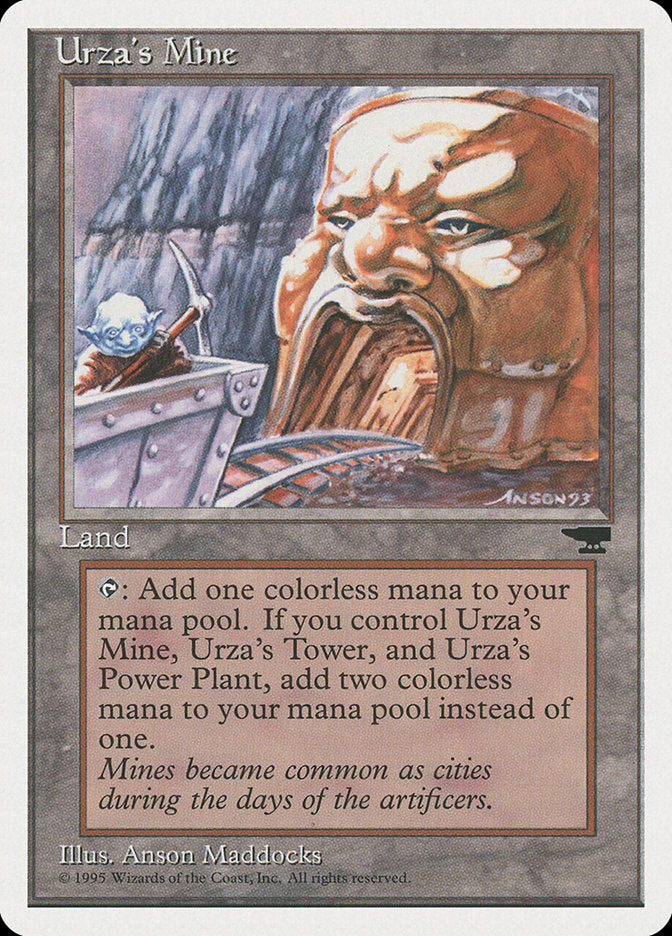 Urza's Mine (Mine Cart Entering Mouth) [Chronicles] | Card Citadel