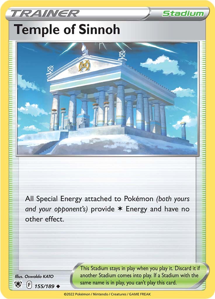 Temple of Sinnoh (155/189) [Sword & Shield: Astral Radiance] | Card Citadel