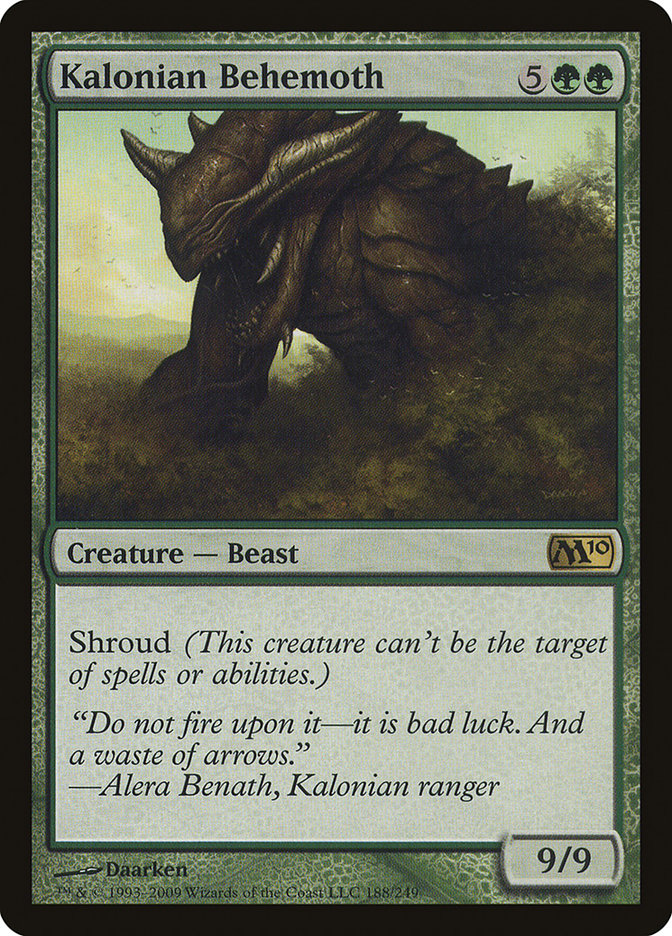 Kalonian Behemoth [Magic 2010] | Card Citadel