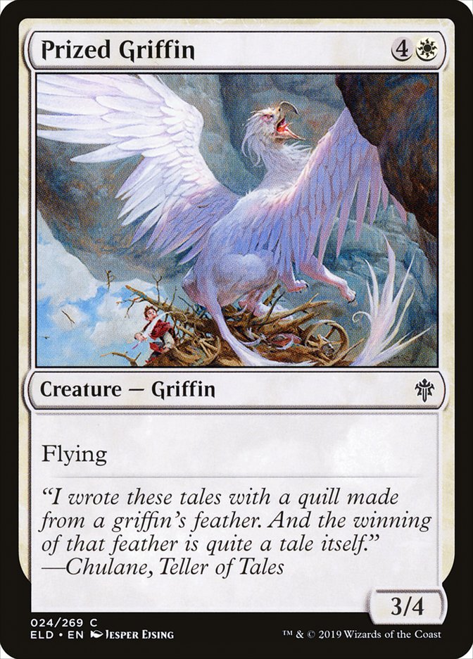 Prized Griffin [Throne of Eldraine] | Card Citadel