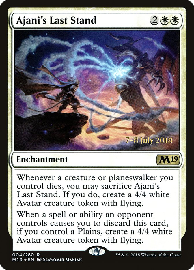 Ajani's Last Stand [Core Set 2019 Promos] | Card Citadel