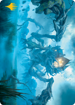 Creeping Inn Art Card (Gold-Stamped Signature) [Innistrad: Midnight Hunt Art Series] | Card Citadel