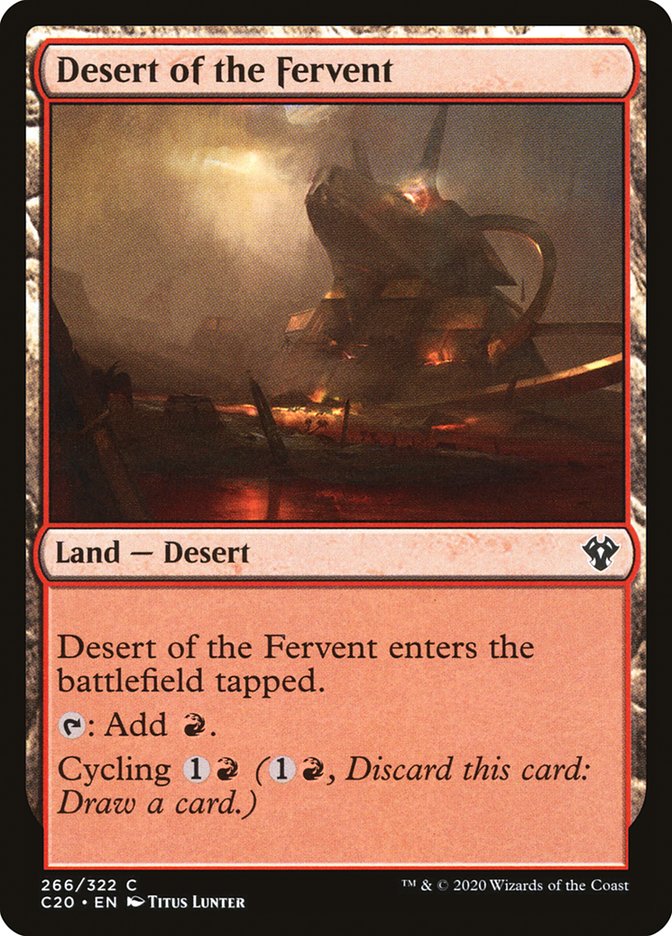 Desert of the Fervent [Commander 2020] | Card Citadel