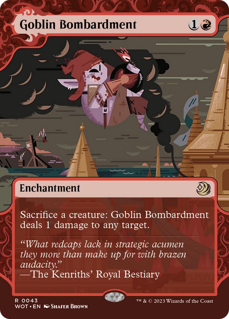 Goblin Bombardment [Wilds of Eldraine: Enchanting Tales] | Card Citadel