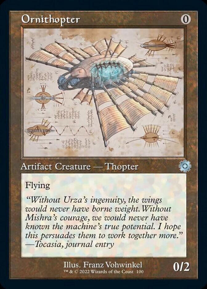 Ornithopter (Retro Schematic) [The Brothers' War Retro Artifacts] | Card Citadel