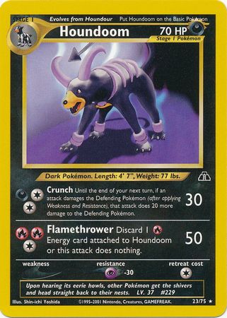 Houndoom (23/75) [Neo Discovery Unlimited] | Card Citadel