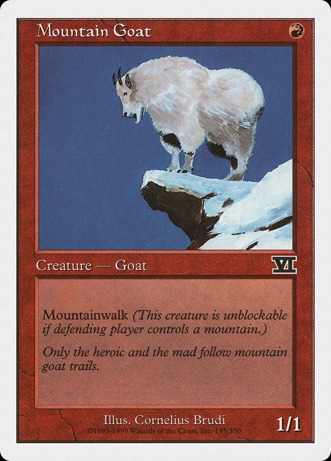 Mountain Goat [Classic Sixth Edition] | Card Citadel