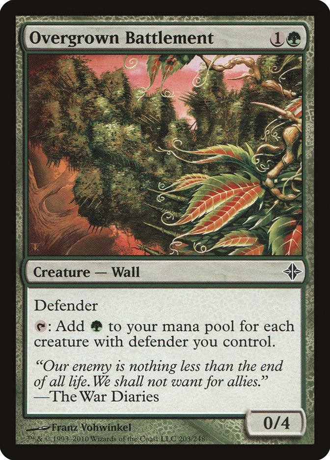 Overgrown Battlement [Rise of the Eldrazi] | Card Citadel