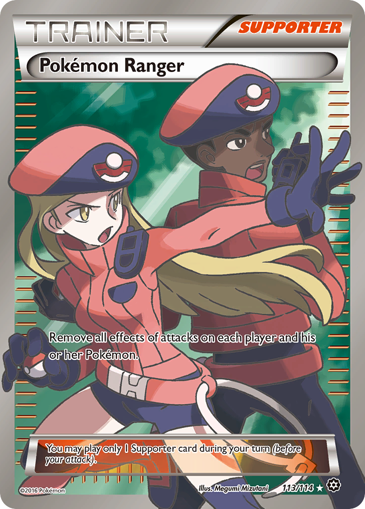 Pokemon Ranger (113/114) [XY: Steam Siege] | Card Citadel