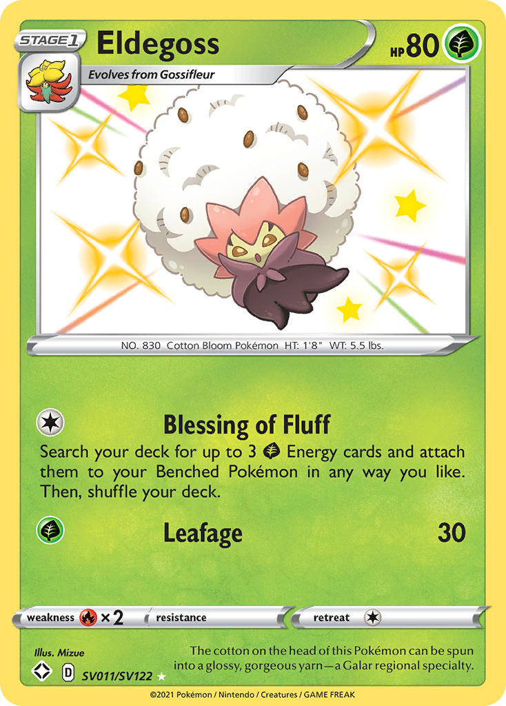 Eldegoss (SV011/SV122) [Sword & Shield: Shining Fates] | Card Citadel