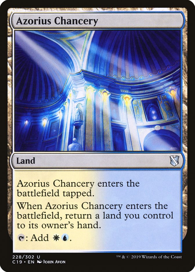 Azorius Chancery [Commander 2019] | Card Citadel