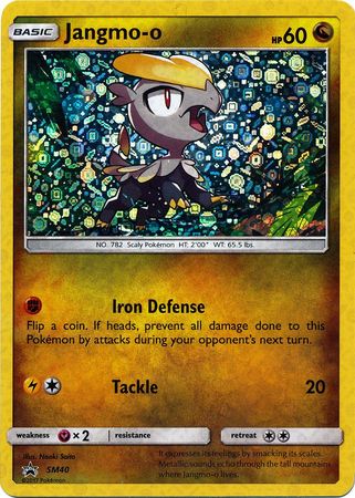 Jangmo o (SM40) (General Mills Promo) [Sun & Moon: Black Star Promos] | Card Citadel