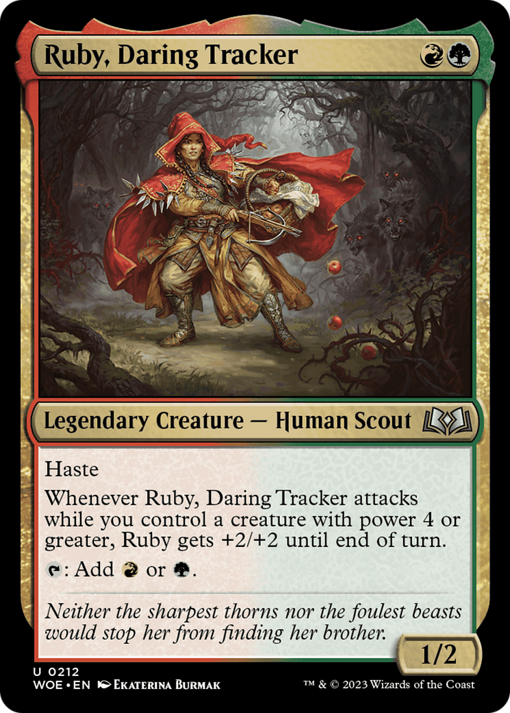 Ruby, Daring Tracker [Wilds of Eldraine] | Card Citadel