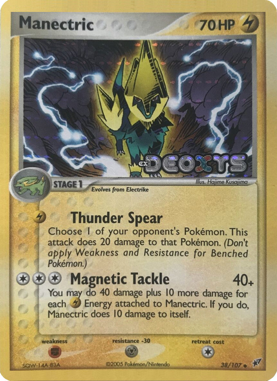 Manectric (38/107) (Stamped) [EX: Deoxys] | Card Citadel