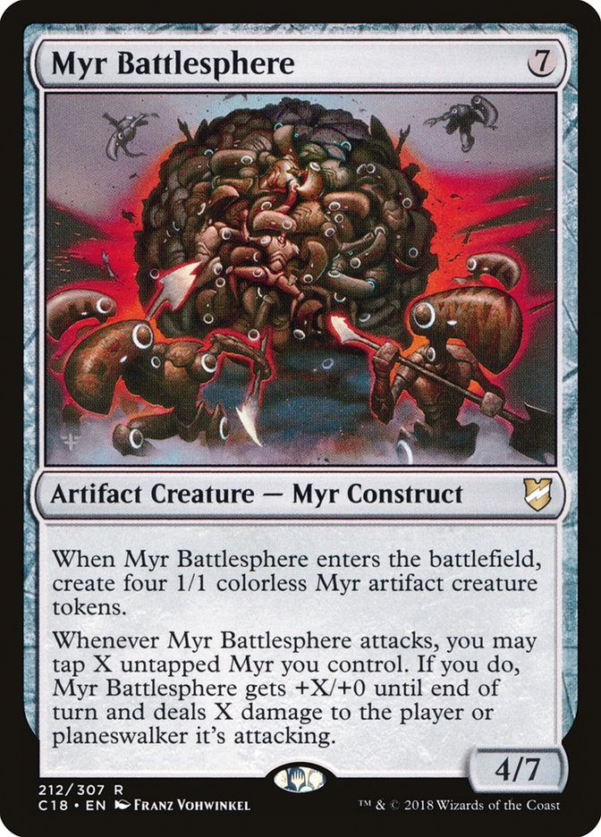 Myr Battlesphere [Commander 2018] | Card Citadel