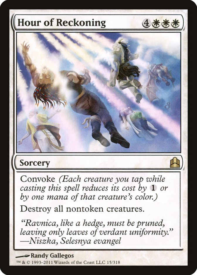 Hour of Reckoning [Commander 2011] | Card Citadel