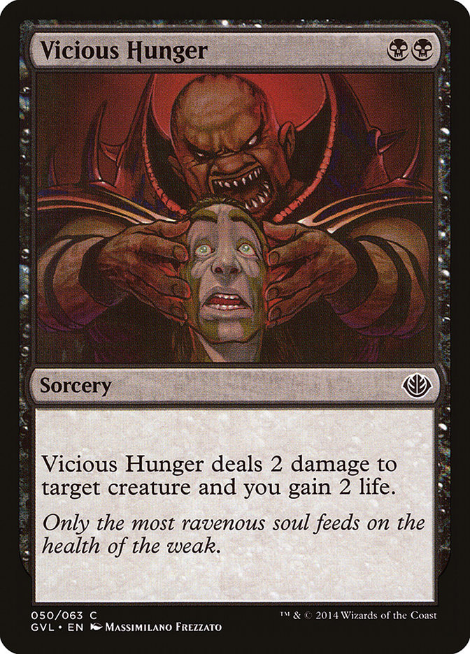 Vicious Hunger (Garruk vs. Liliana) [Duel Decks Anthology] | Card Citadel