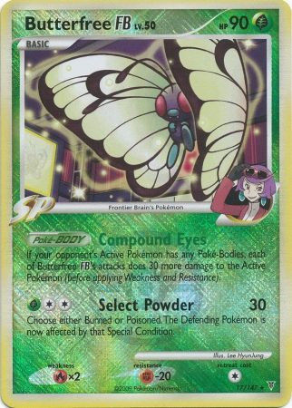 Butterfree FB LV.50 (17/147) (League Promo) [Platinum: Supreme Victors] | Card Citadel